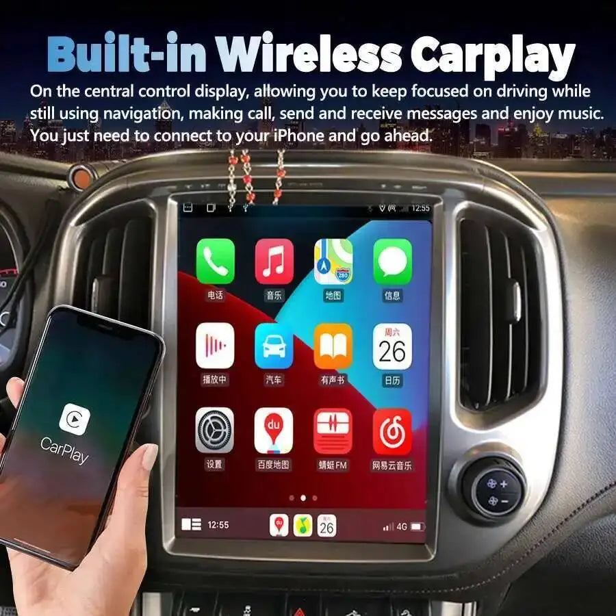 For Chevrolet Colorado GMC Canyon 2015 - 2018 Android Screen Radio 2din GPS Carplay Car Mu | AUTOKITSHOP