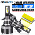 H4 LED Headlight CSP Chip Bulb H7 H1 H3 H11 H8 H9 9005 9006 HB3 HB4 4500K 6000K 8000K Ultr