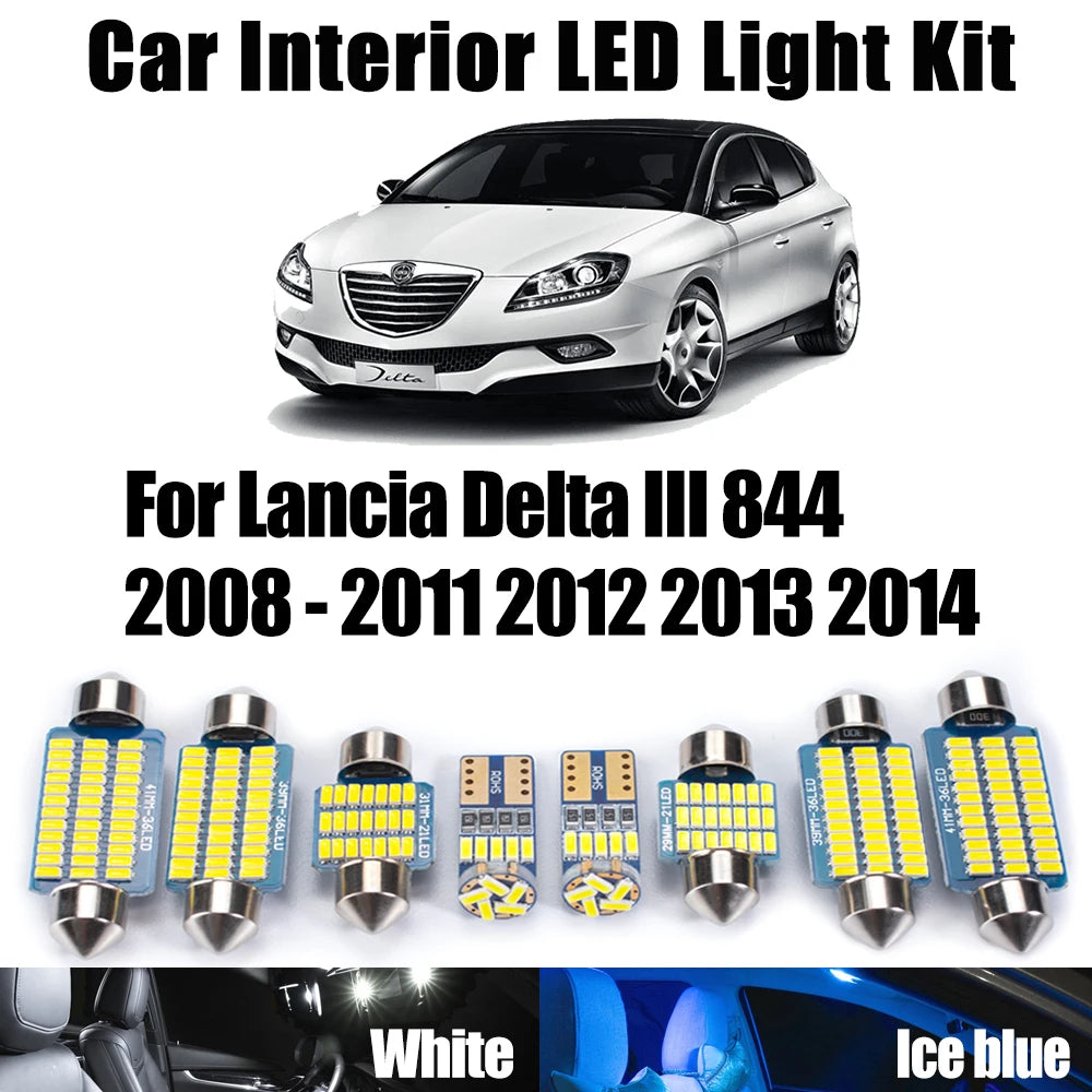 11-Piece LED Interior Light Kit for 2008-2011 - Canbus Error-Free Interior Bulbs