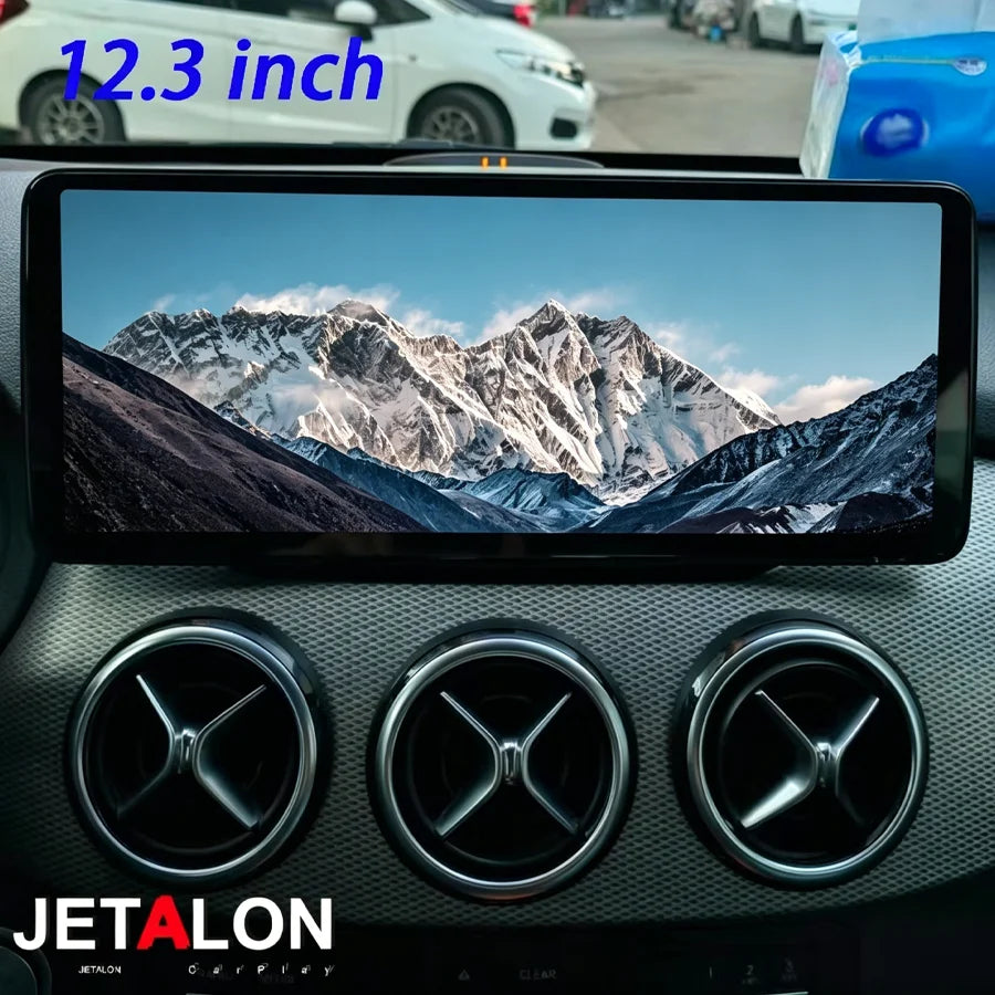12.3 Inch Carplay & Android Auto Head Unit Linux System GPS Multimedia Video Player For Me