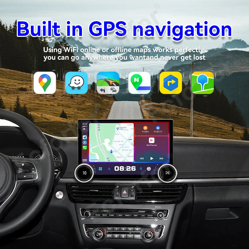 Ultra Large 11.5 Inch Android 15 HD Touch Wireless CarPlay Android Auto GPS Navigation Rad