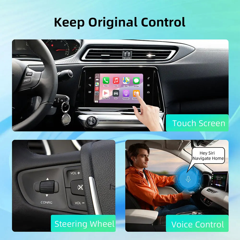 For Peugeot Citroen Wireless Carplay Adapter Android Auto Module SMEG MRN 208 308 508 3008 | AUTOKITSHOP
