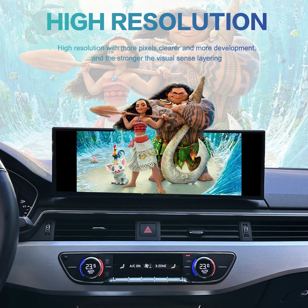 ID8 14.9 Inch Android 14 Carplay 4G For Audi A4 A5 B9 2016-2021 Car Multimedia Player GPS