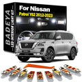 BADEYA 15Pcs Canbus LED Interior Reading Door Light Kit For Nissan Patrol Y62 2012 - 2019