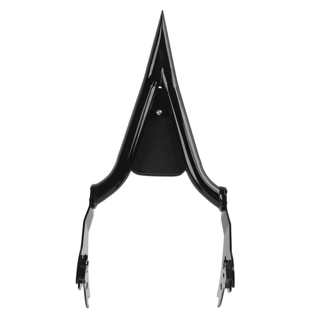 Motorcycle Detachable Black Rear Sissy Bar Passenger Backrest Fit For Harley Softail Street Bob  - Automotive LED Light