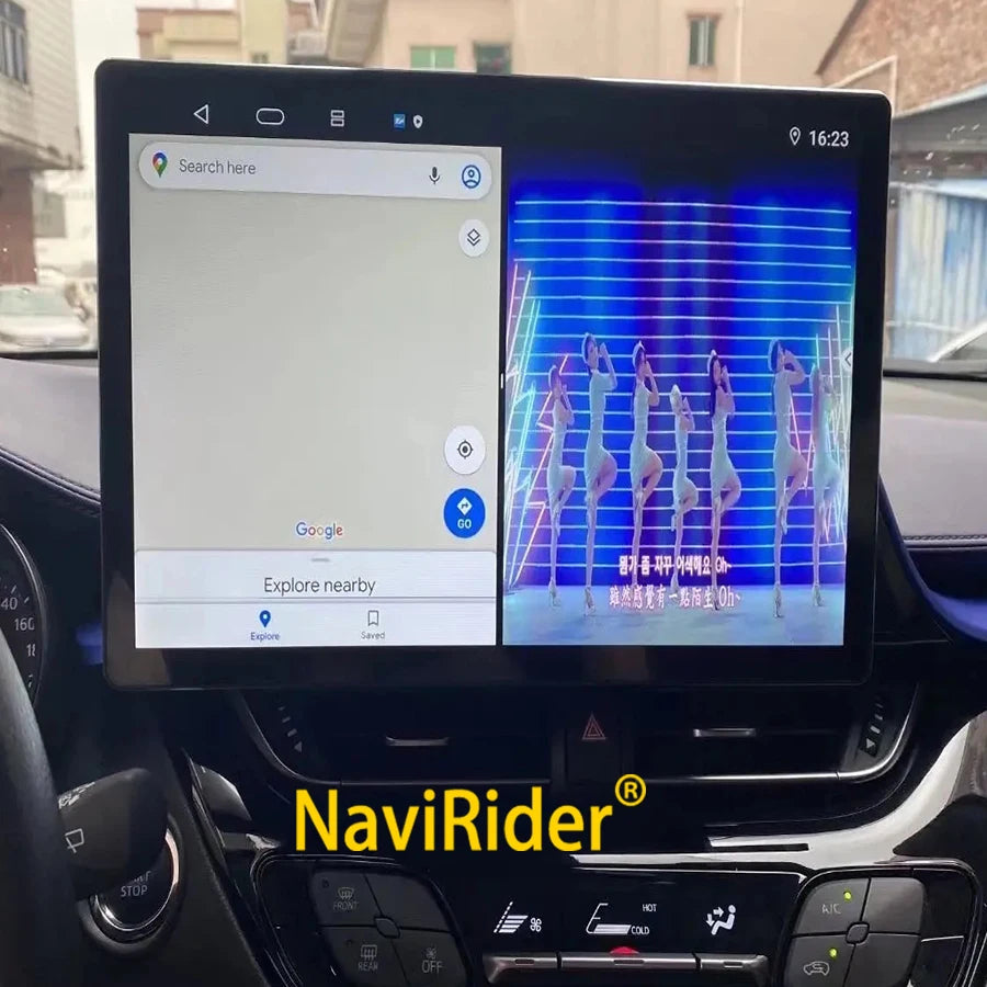 13.3inch Android 14 Carplay Auto Car Multimedia Player For Toyota CHR C-HR 2017 2018 2019
