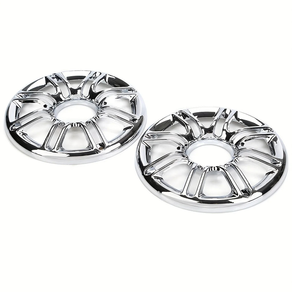 Motorcycle 6" Speaker Grill Accent Trim Cover For Harley Touring Ultra Classic Electra Glide Roa - Automotive LED Light