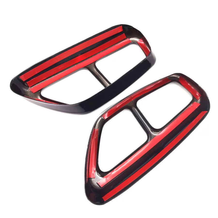 For 2017-2018 BMW 5 Series G30 G31 Rear Dual Exhaust Pipe Muffler Tip Cover Trim