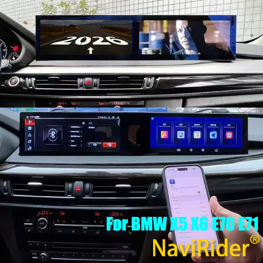 21" Curved Screen For BMW X5 X6 E70 E71 F15 F16 2007-2018 Car Radio Android15 Multimedia P | AUTOKITSHOP