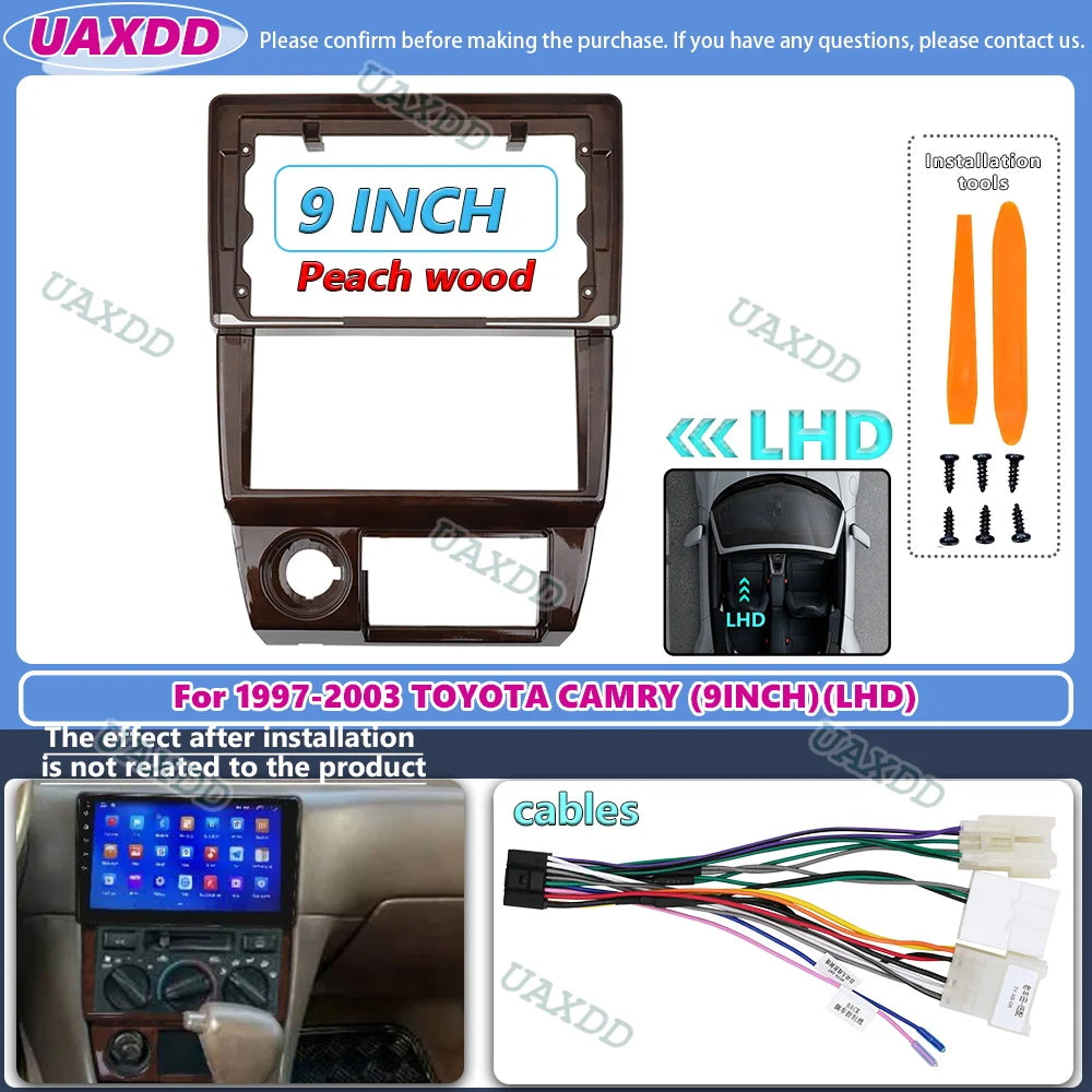 Adaptateur cadre lecteur decodeur Canbus radio Android tableau bord panneau montage FOR 20