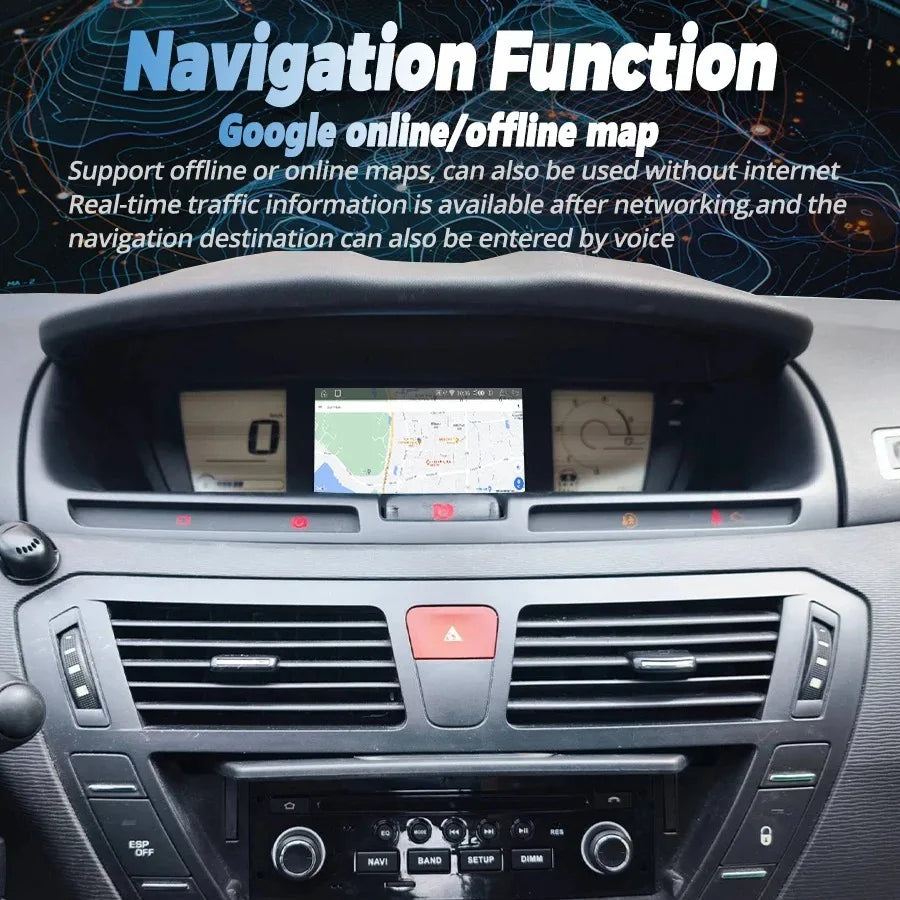 M Navirider Android Car Radio For Citroen C4 Picasso 2006-2013 GPS WiFi Auido Car Head Uni | AUTOKITSHOP