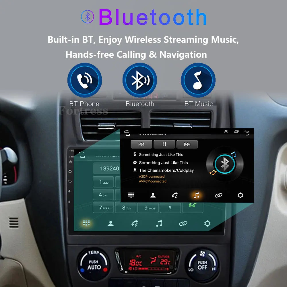 Android 16 2 Din Car Radio for Kia Sportage 2 2004 2005 2006 2007-2010 Carplay Auto Multim