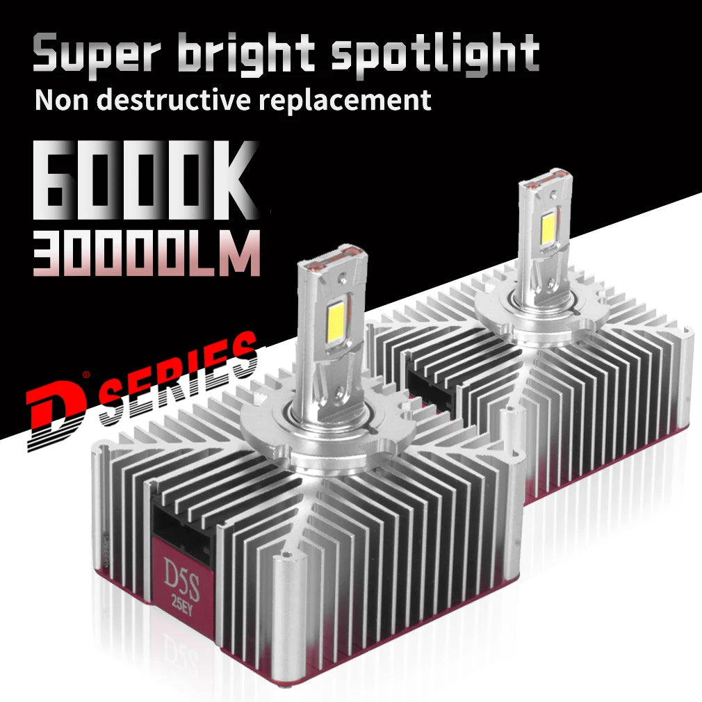 D SERIES D5S LED Car Lights 12V Headlights 1:1 Xenon Lamp HID CANbus No Error 45W Auto Tur