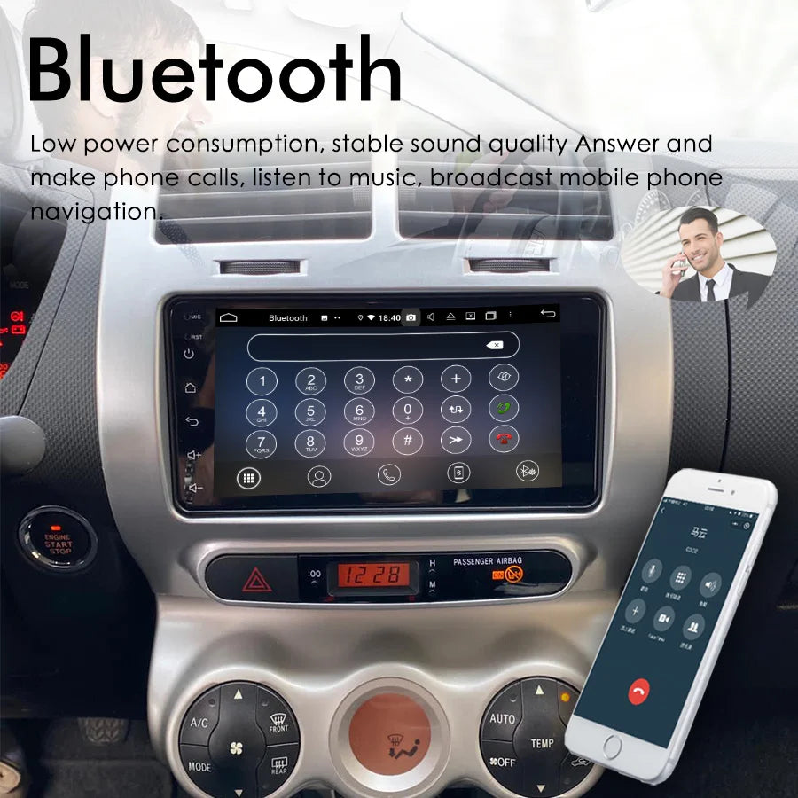 128GB ROM Android 14 Radio 2Din For Toyota Urban Cruisers 2009 Navigation GPS Touch Screen