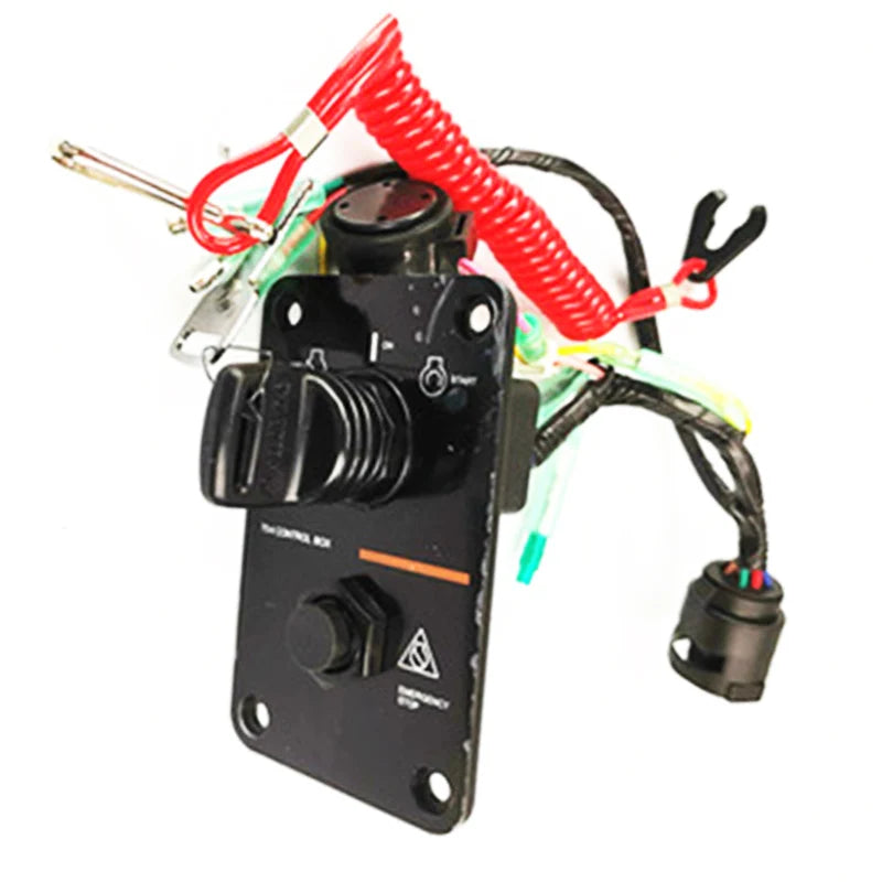 Outboard Motor Single Engine Key Switch Panel For Yamaha 704-82570-08-00