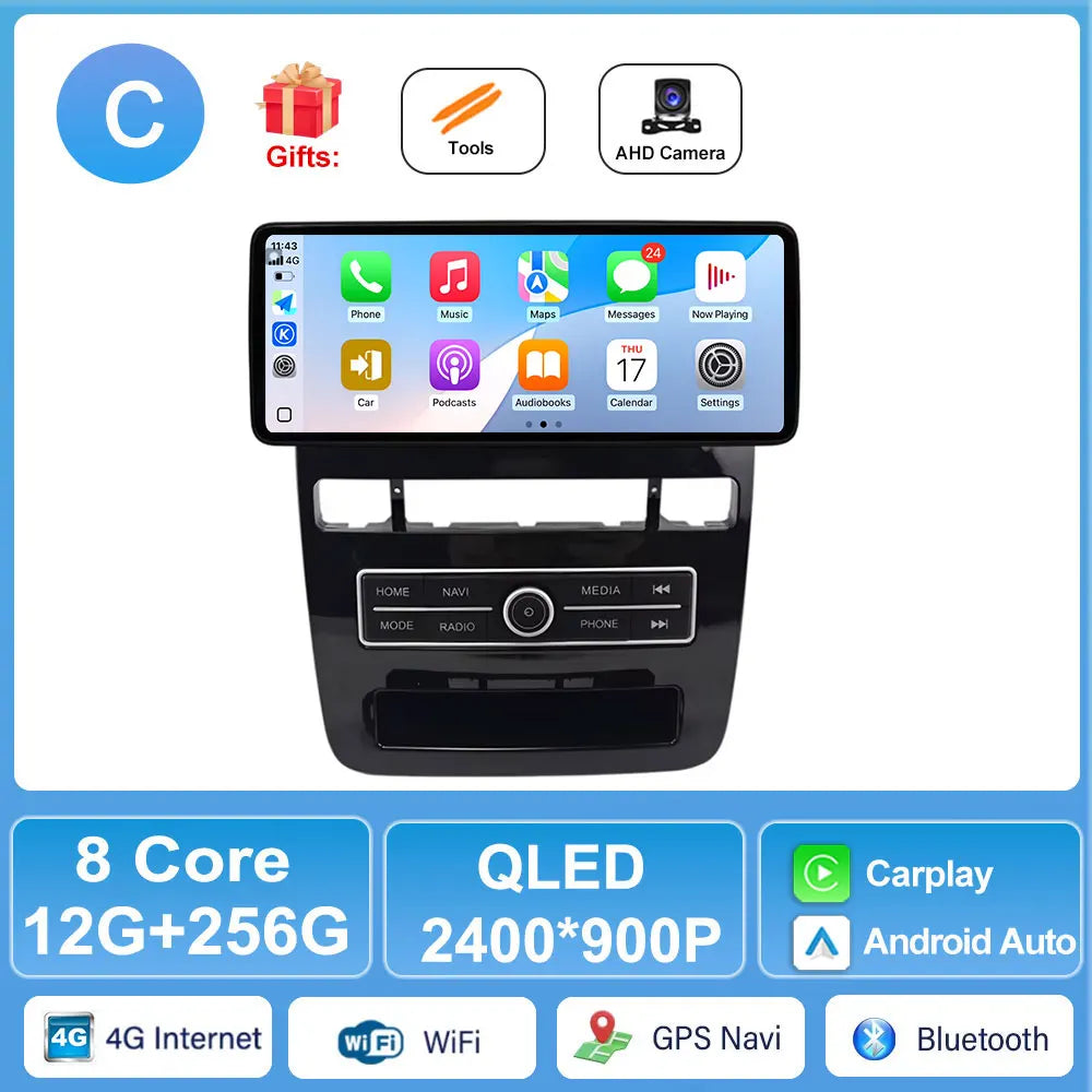 Android 12.3-Inch Wireless CarPlay Radio for Volkswagen Touareg 2011-2017 | AUTOKITSHOP