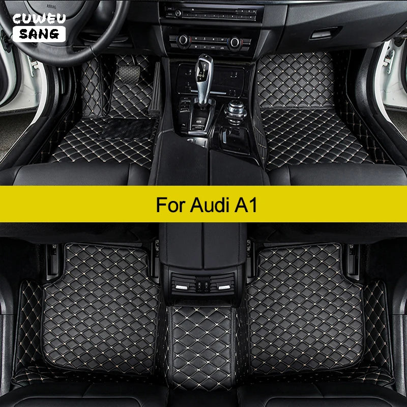 CUWEUSANG Custom Car Floor Mats For Audi A1 Auto Carpets Foot Coche Accessorie | AUTOKITSHOP