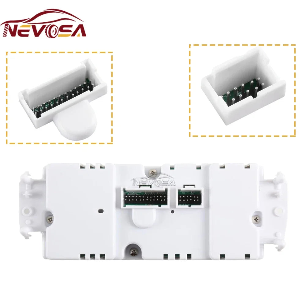 15855848 A/C AC Heater Climate Control Switch Panel For 2003-06 Chevy Silverado  for GMC H2 - Automotive LED Light