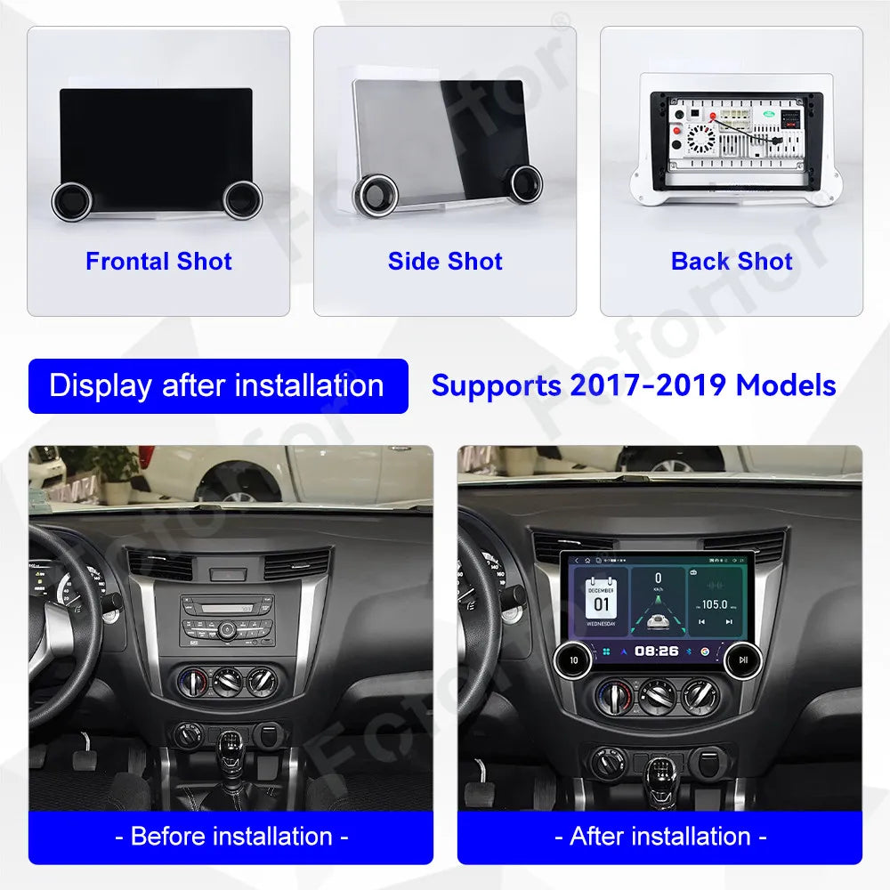 Ultra Clear Screen Upgraded 11.5 Inch Android 15 HD Touch Wireless CarPlay GPS Navi Media