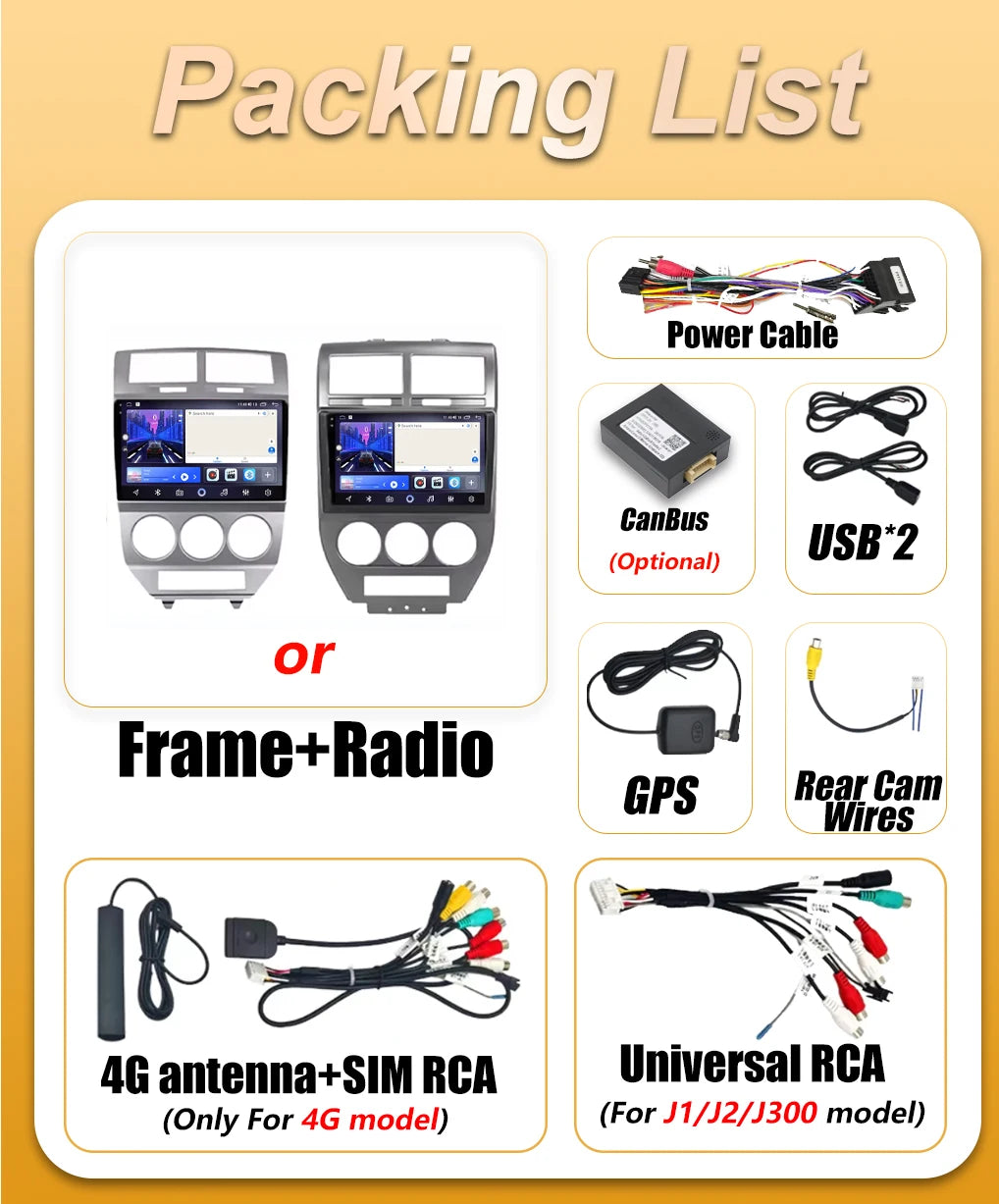 Android 16 Carplay Car Stereo For Dodge Caliber Jeep Compass 1 MK Patriot 2006 2007 2008 2 | AUTOKITSHOP