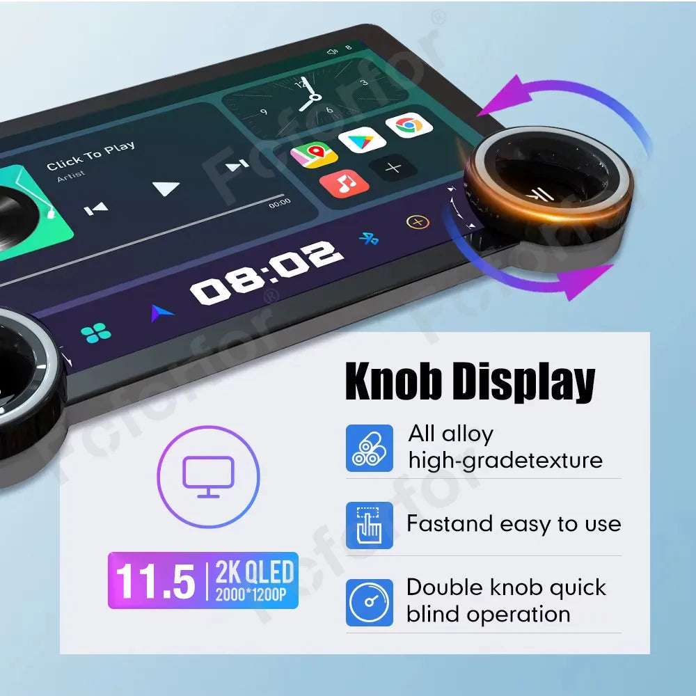 Modern Upgraded 11.5 Inch Android 15 Car Radio Ultra Large Full HD Touch GPS Navi Car Medi
