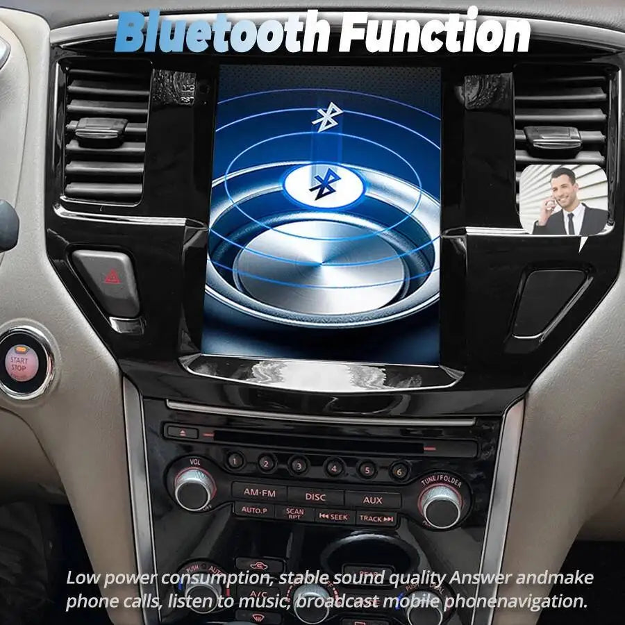 4G HU For Nissan Pathfinder 2012-2019 Android 15 Car Radio Video Player GPS Navigation 10.