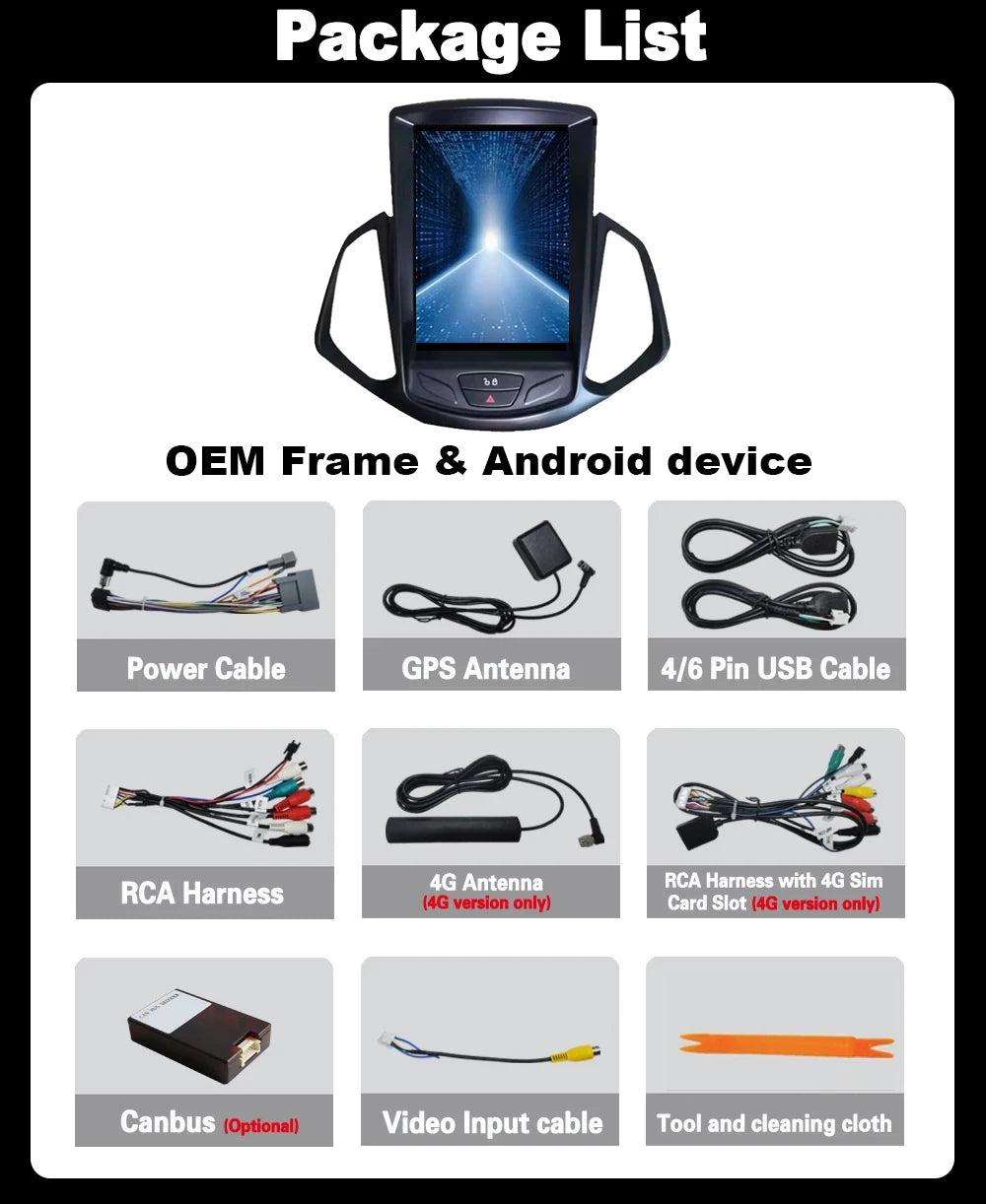 9.7' Android 16 For Ford EcoSport 2013-2017 Car Radio Multimedia Video Player GPS 5G WiFi