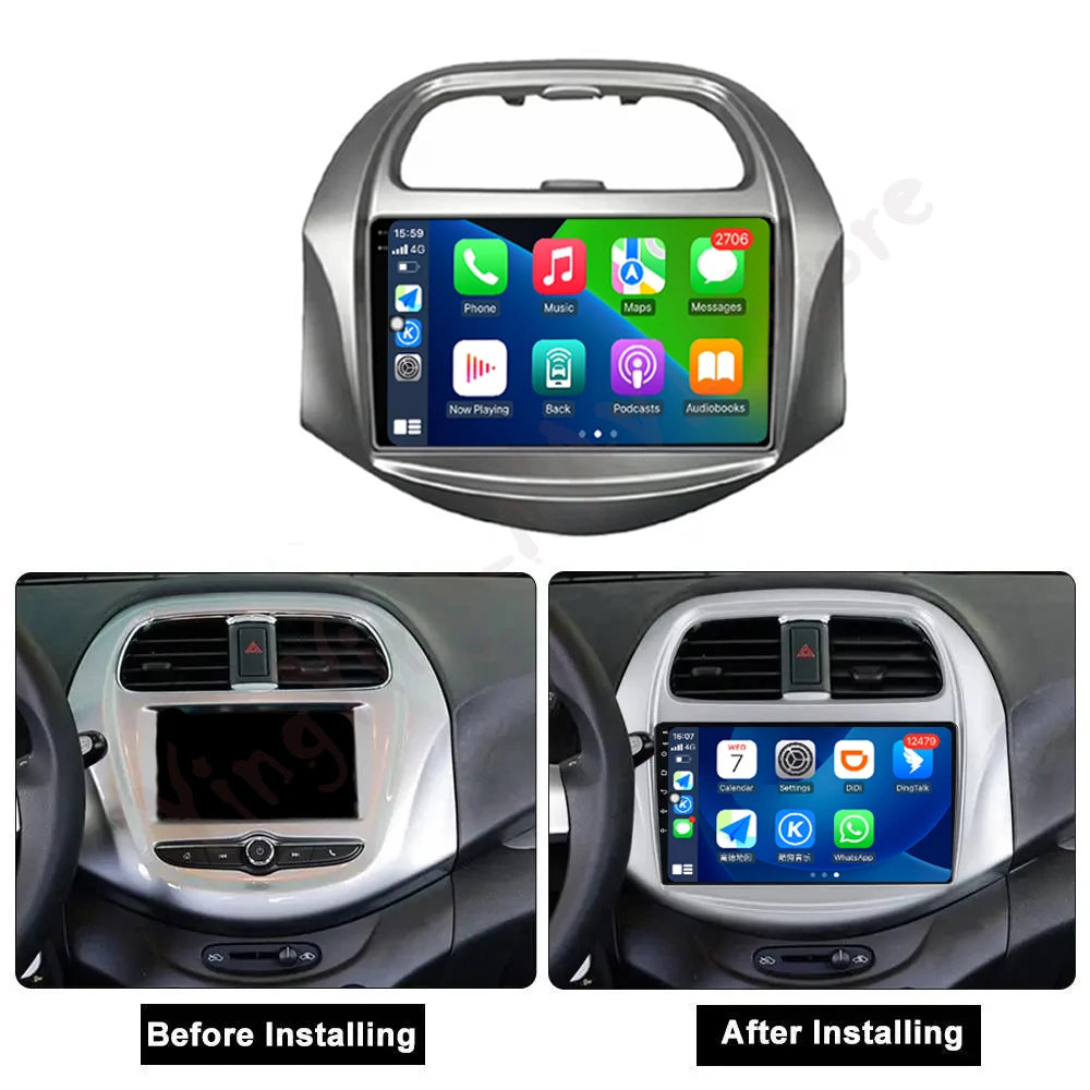 9 lnch For Chevrolet Spark Baic Beat Daewoo Matiz 2018-2020 Car Radio Multimedia Video Pla