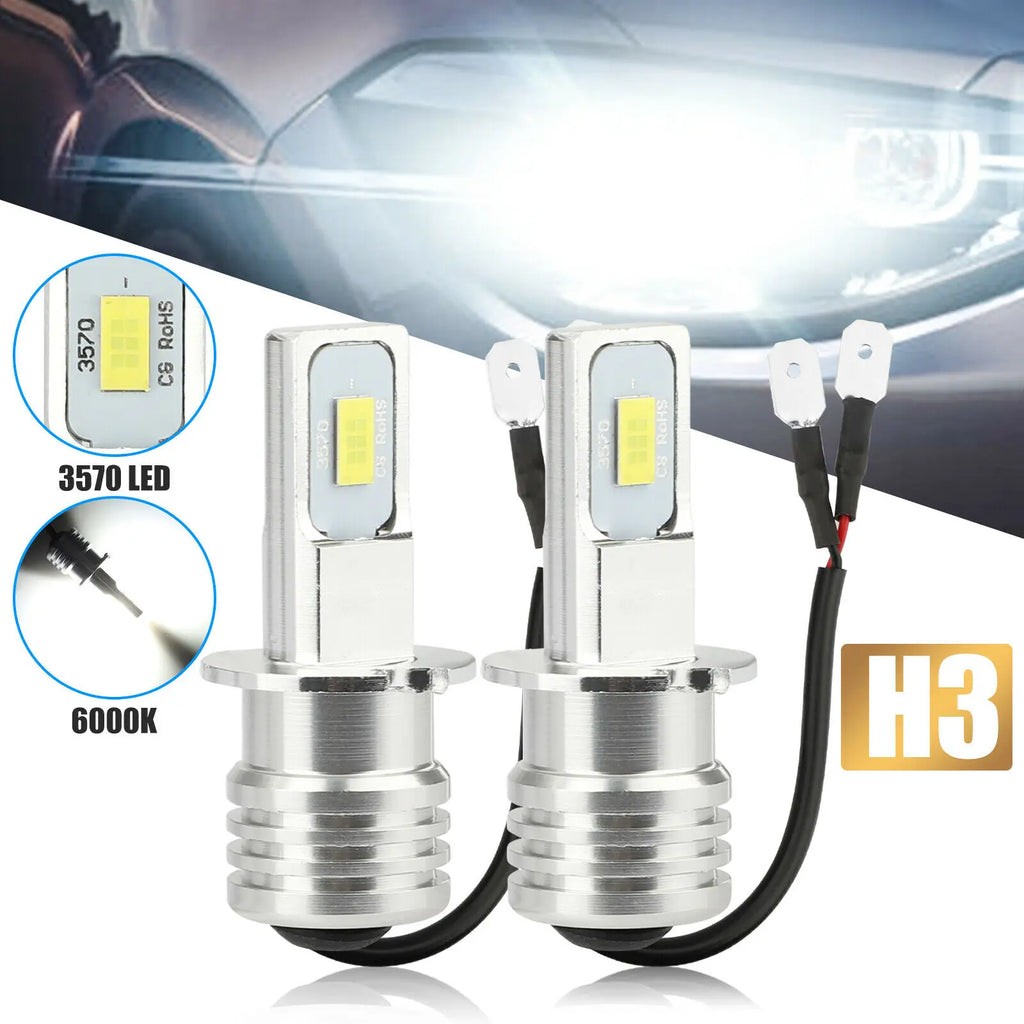 H3 H1 LED Bulb H4 H7 H9 H11 H8 Fog Light Super Bright 9005 Hb3 9006 Hb4 880 881 Auto Drivi