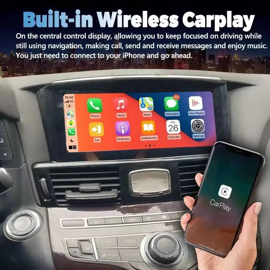 10.25" Android15 Car Radio For Infiniti Q70L M25 M35 2011-2017 Carplay Multimedia Stereo V | AUTOKITSHOP