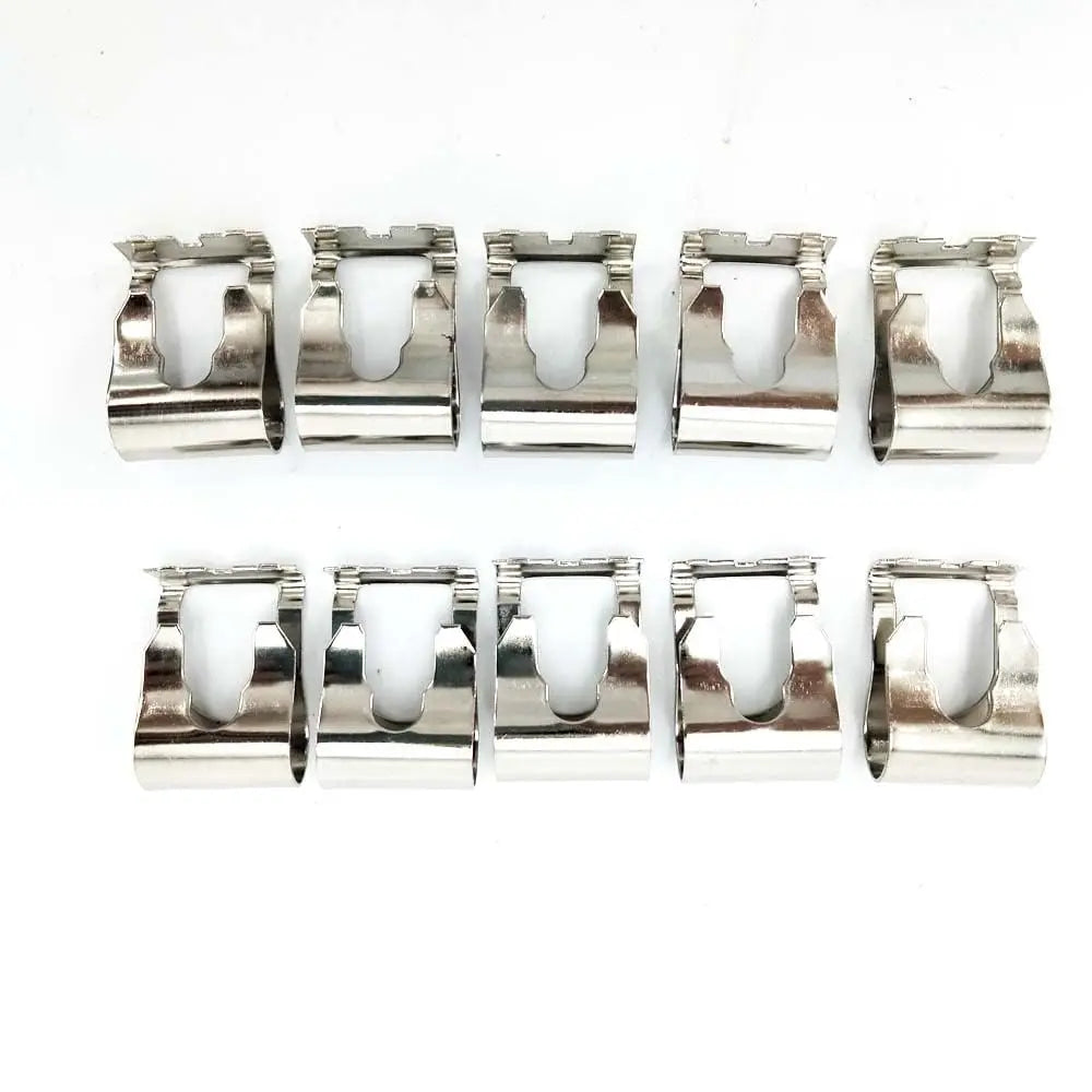 10x Car Front Windshield Wiper Arm Linkage Motor Rods Repair Clips Kit Unit Part