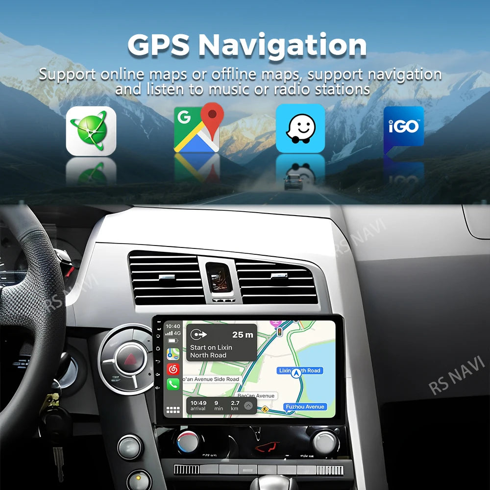 Qualcomm Android 16 For SsangYong Kyron Actyon C100 2005 - 2011 2K QLED Stereo Car Radio M