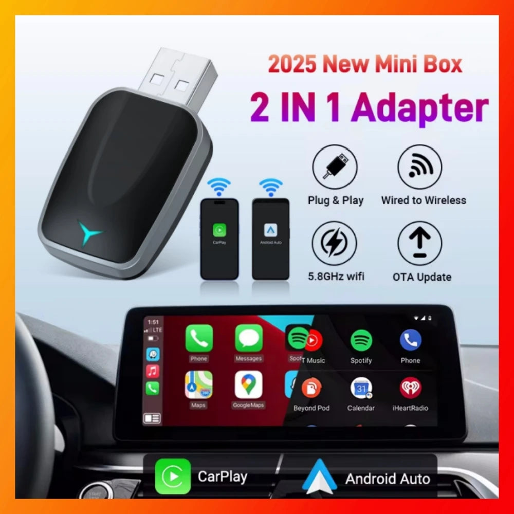Car Wireless Converter Original Car Carplay Wired To Wireless Carplay Box Car Machine Inte | AUTOKITSHOP