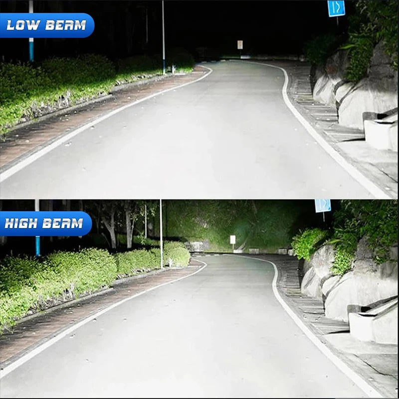 5900W 6600000LM H7 LED Headlight Canbus 5570 CSP CHIPS 1:1 Mini Diodes 6000K White Hi/Lo B