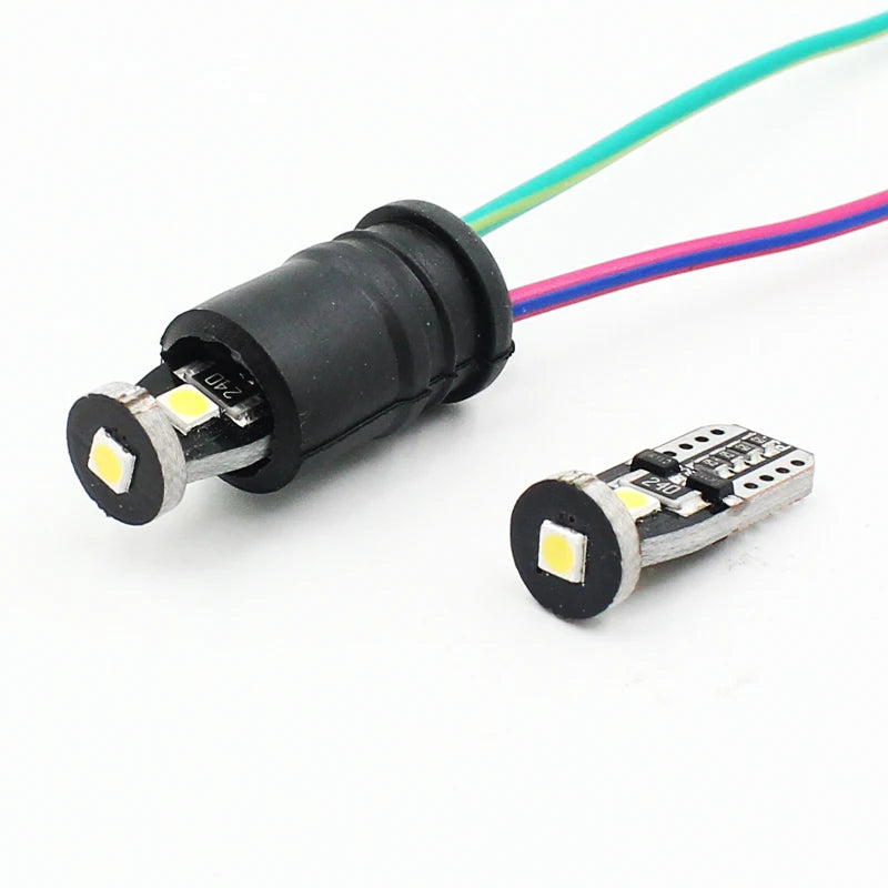 T10 LED White 3SMD 5050 Led Car Light W5w 194 168 CANBUS Error Bulbs 12V Wedge Lamp Turn S