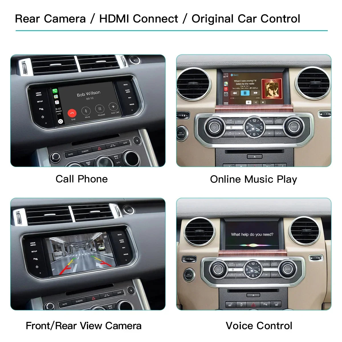 AUTOABC Wireless Carplay Android Auto for Land Rover Jaguar Bosch Discovery 4 Aurora Freel | AUTOKITSHOP