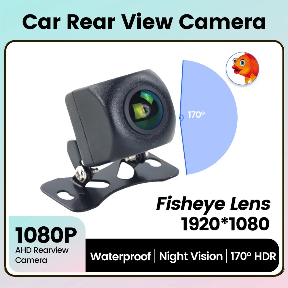 720/1080P AHD 170° Wide-angle Reverse Camera Fisheye Lens Car Vehicle Starlight Night Visi | AUTOKITSHOP
