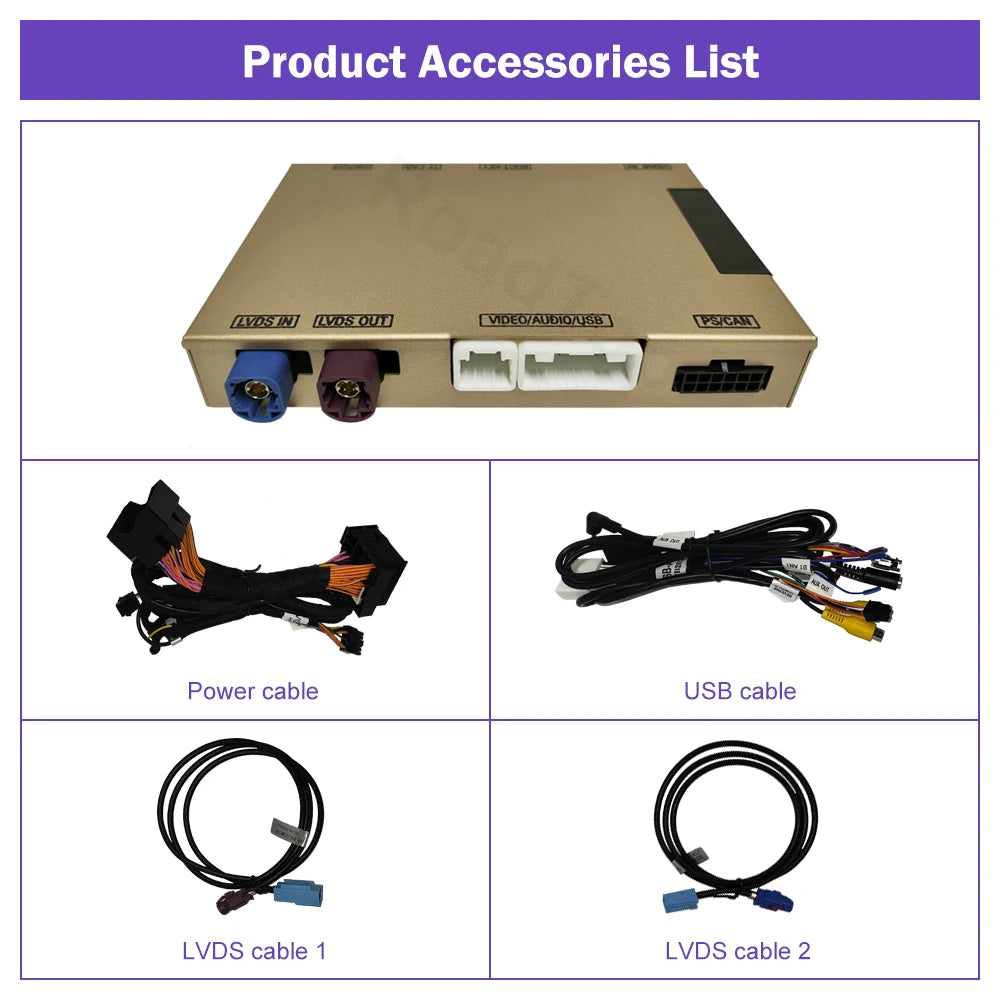 Android Auto Wireless CarPlay for Volvo V40 7" 2014-2019 Mirror Link Full Display Screen M | AUTOKITSHOP