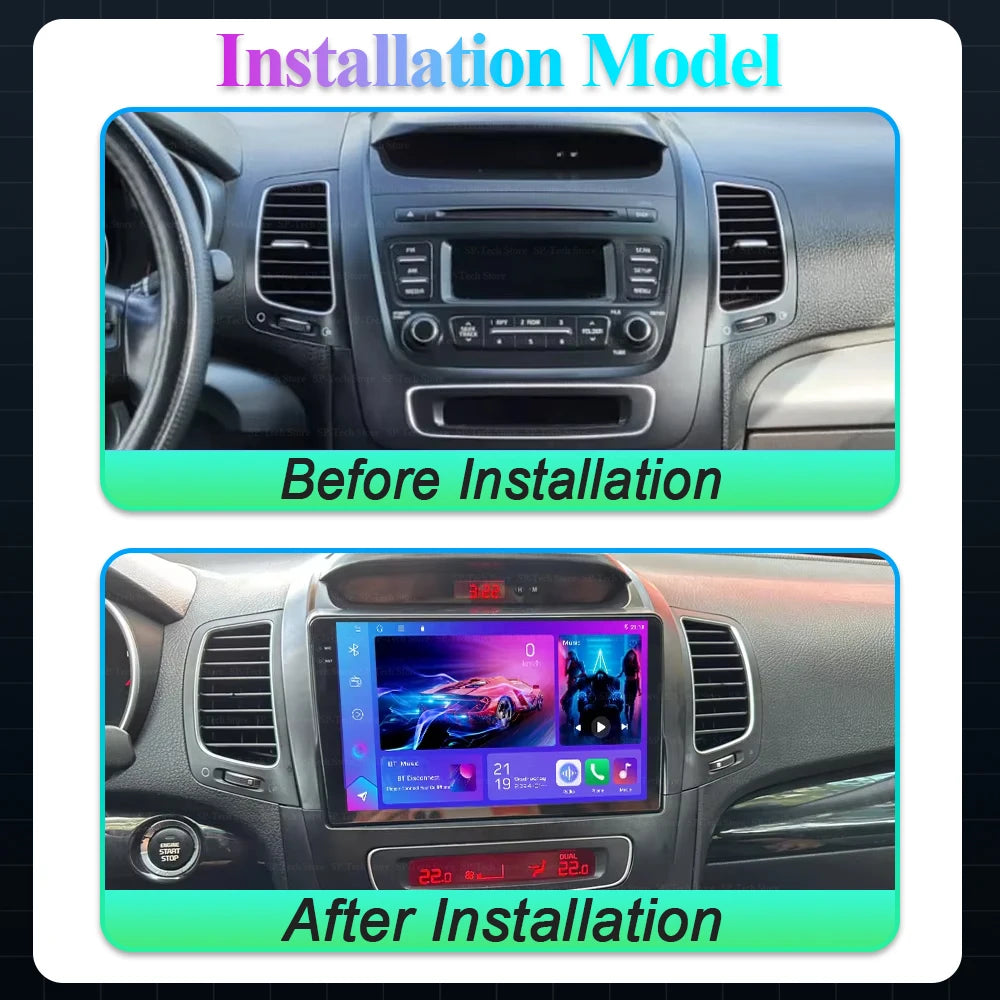 Android 16 For Kia Sorento 2013-2014 Car Radio Gps Android Stereo Player 2din Head Unit Na | AUTOKITSHOP