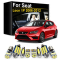 11-Piece LED Interior Light Kit for Seat Leon 2 MK2 1P - Canbus Error-Free Bulbs | AUTOKITSHOP