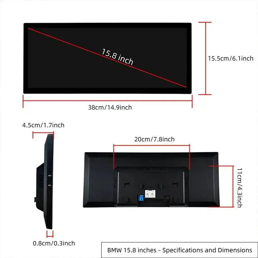 15.8inch LINUX System For BMW 1 3 5 7 Series X1 X3 X5 Z4 CIC CCC EVO NBT Car Video Players