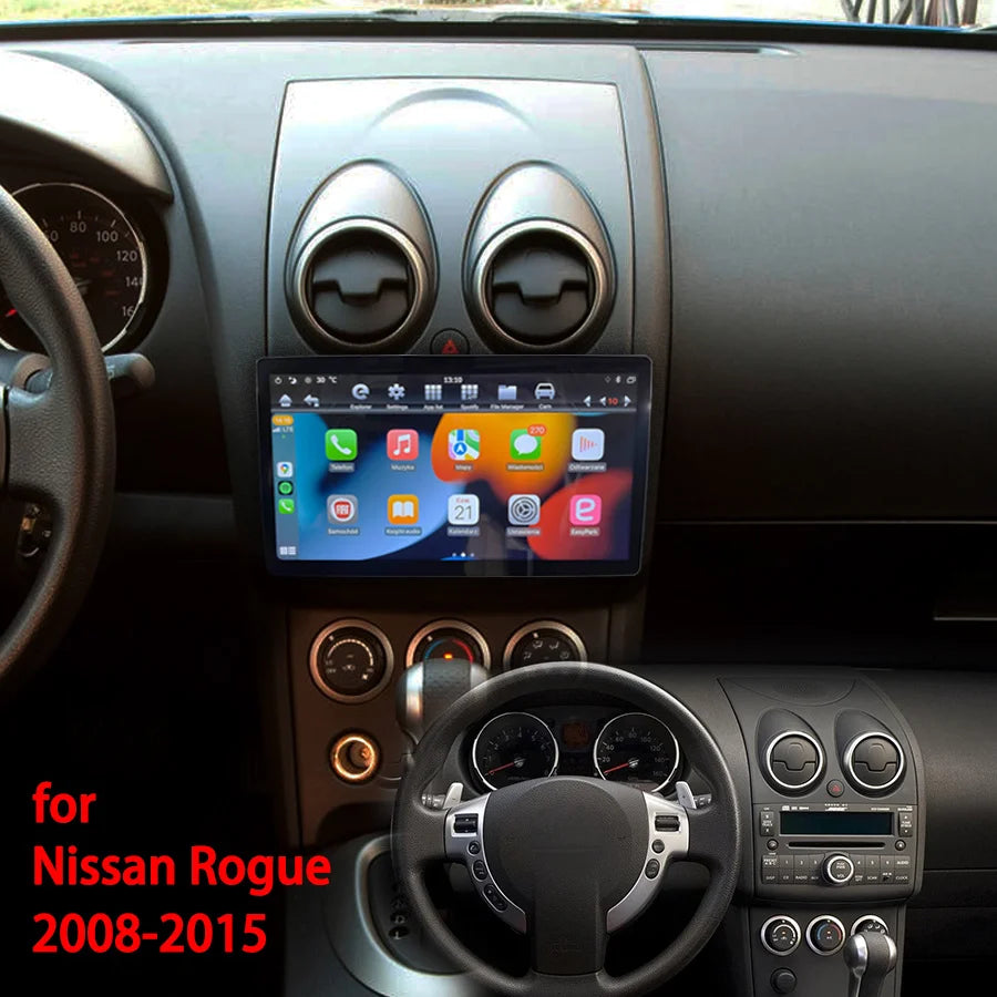 Car Multimedia Video Player For Nissan Rogue 2009 - 2015 Android 14 128GB Radio 2Din GPS N