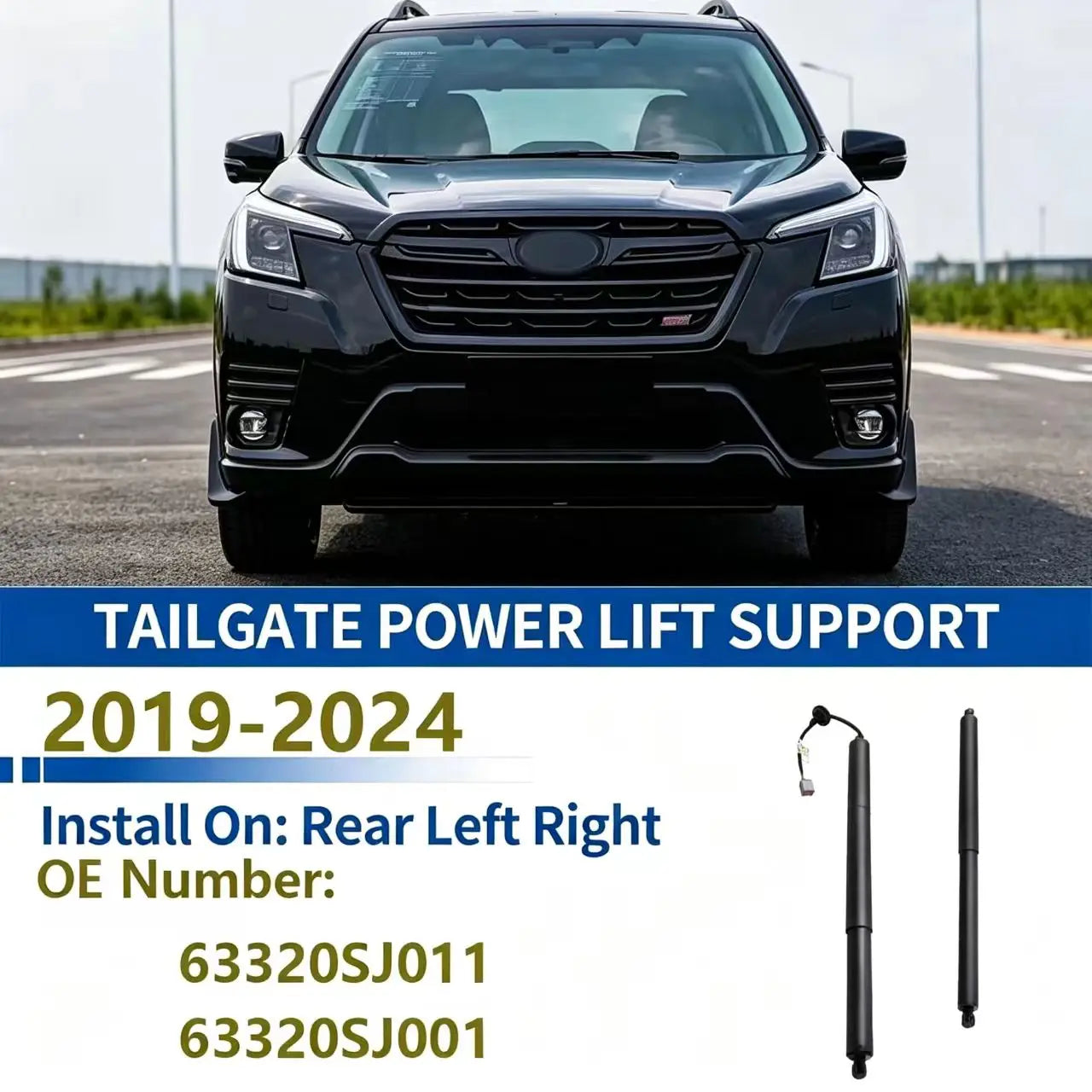For 2019-2024 Subaru Forester SK Tailgate Support Rod Rear Tailgate Strut Electric Support | AUTOKITSHOP
