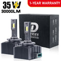 D SERIES D1S LED Car Headlights HID Bulbs D2S D3S D4S D5S D8S Turbo Lights 30000LM 6000K A
