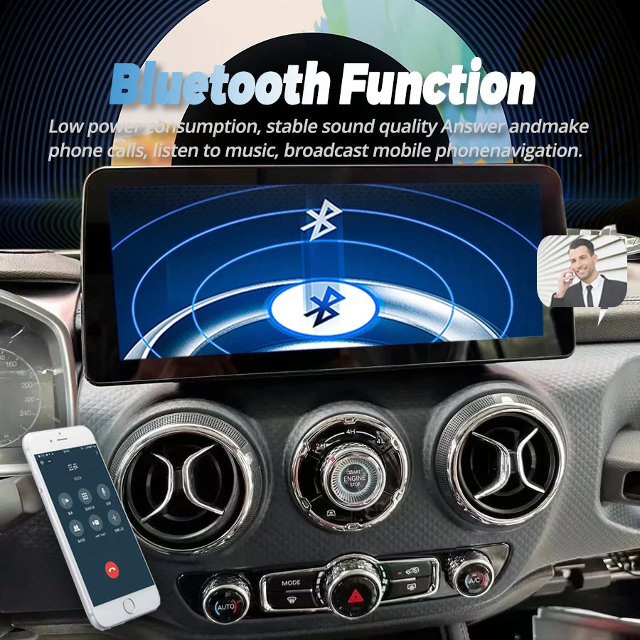 12.3inch Android Screen For Baic Beijing BJ40 2018-2023 Car Radio Multimedia Video Player