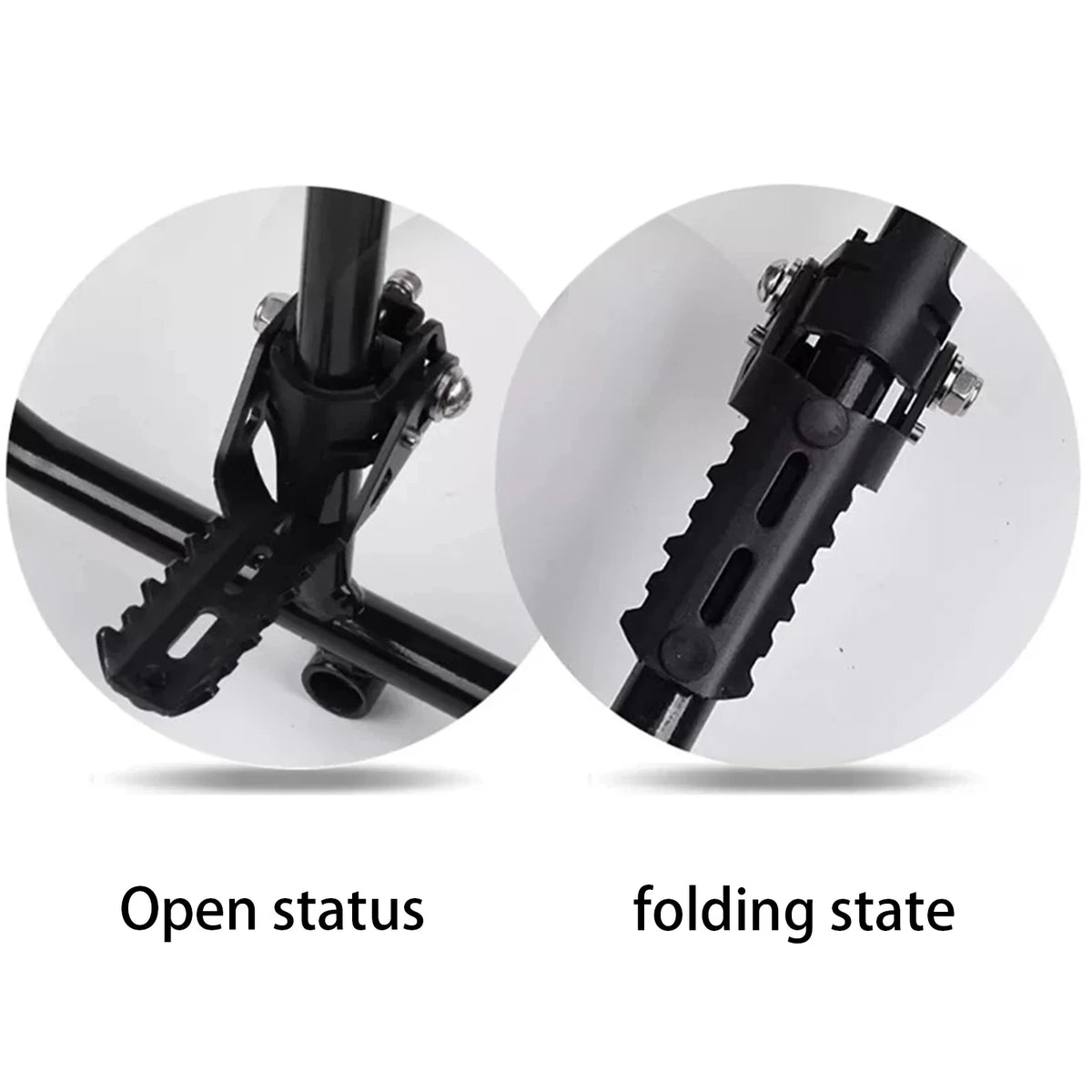 Motorcycle 22mm/25mm Highway Front Footpeg Footrests Clamps Crash Bars Foot Rests Explorer Guard - Automotive LED Light