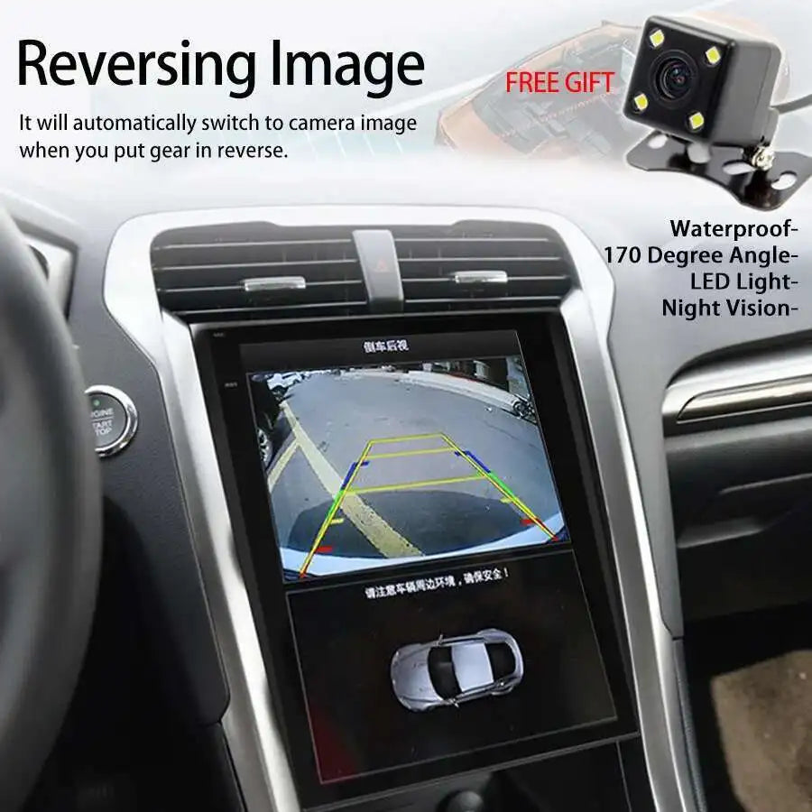 256GB Rom 12.1Inch Tesla Android Screen Car Multimedia Video Player For Ford Mondeo 2016 F
