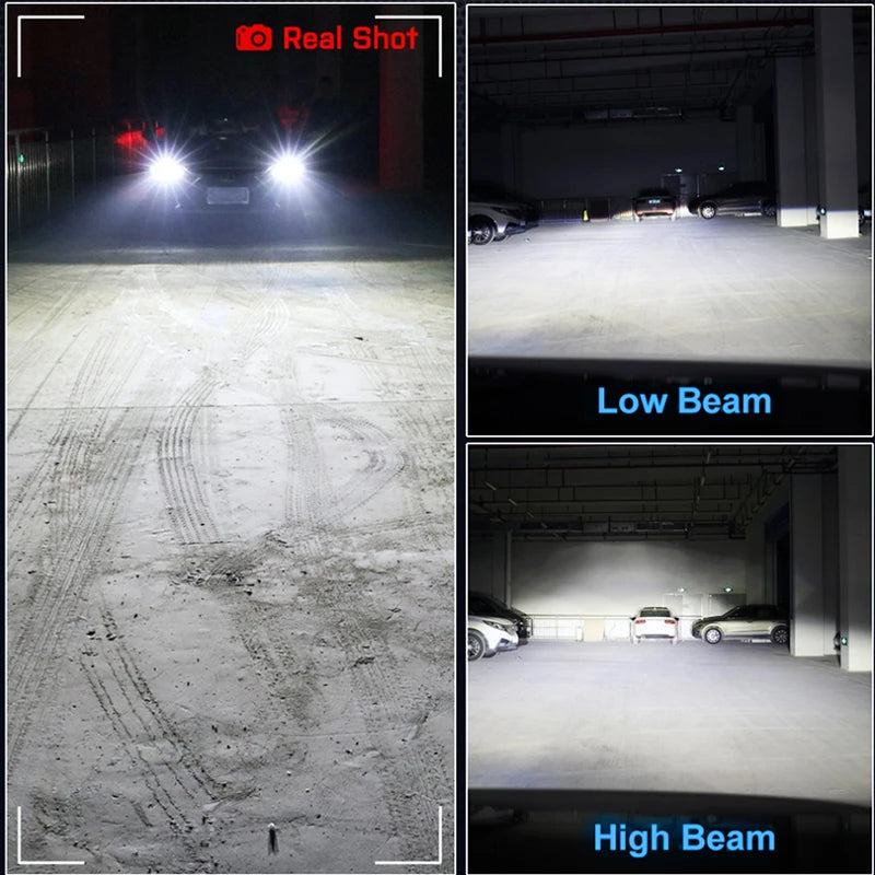 4300K 8000K H7 H11 LED Car Headlight Canbus H1 H4 9005 9006 HB3 HB4 9012 HIR2 H9 H8 6000K