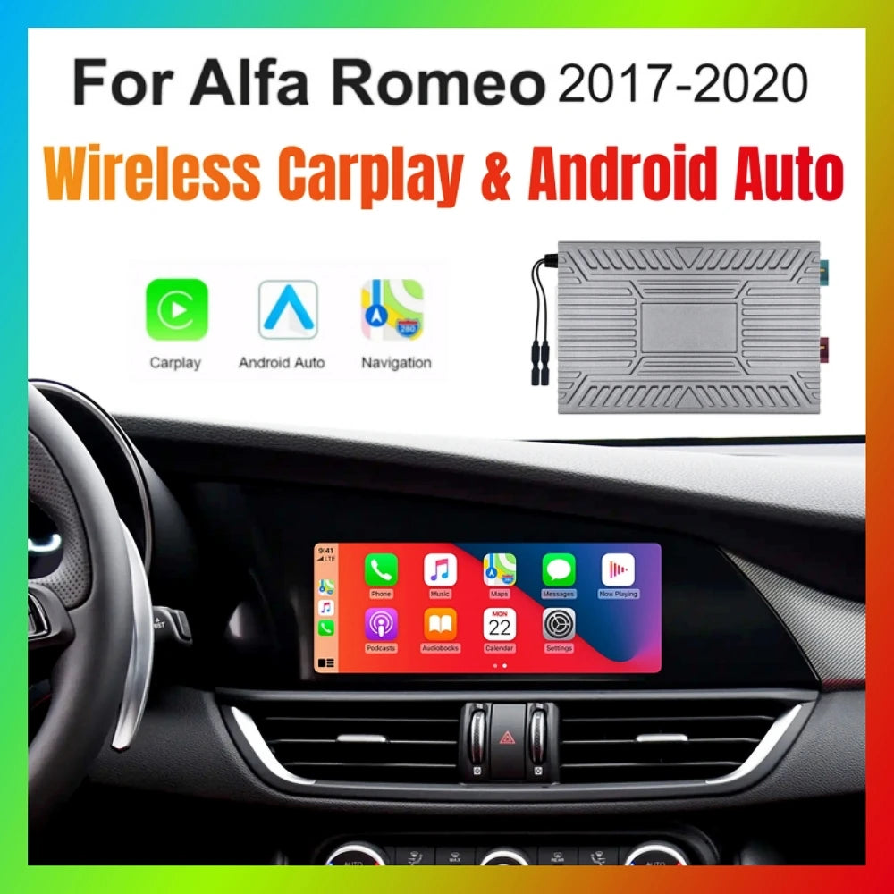 ANYFAR New Upgrade Wireless Carplay Android Auto Car Play Function Box for Alfa Romeo Stel | AUTOKITSHOP