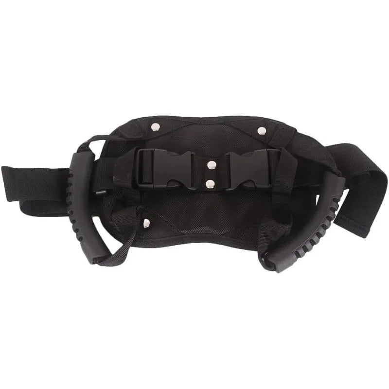 Motorcycle Scooters Safety Belt Back Seat Passenger Grip Grab Handle Non Slip Strap Universal Mo - Automotive LED Light
